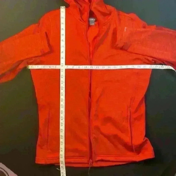 Eddie Bauer women’s jacket with pockets, hooded, high collar, size medium - Picture 8 of 10